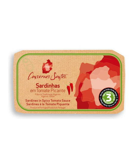 Sardinhas em Tomate Picante - Campos Santos - Weingaumen.com