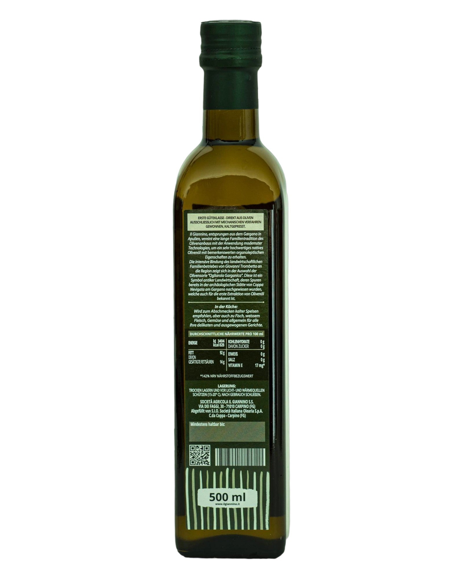 Il Giannino extra Vergine Olivenöl - Familia Trombetta
