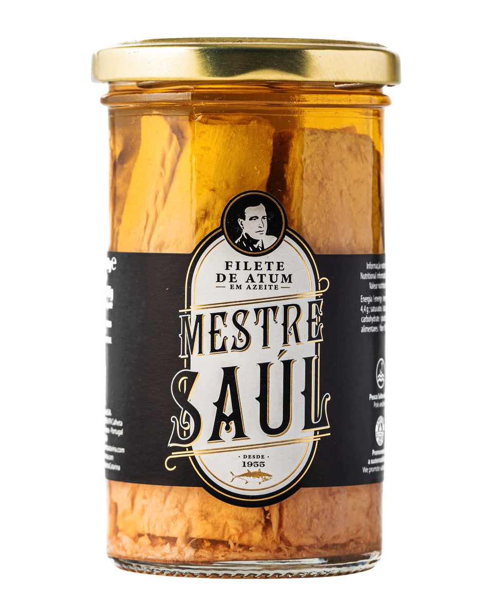 Mestre Saúl Filete de Atum em Azeite (Glas) - Santa Catarina - Weingaumen.com