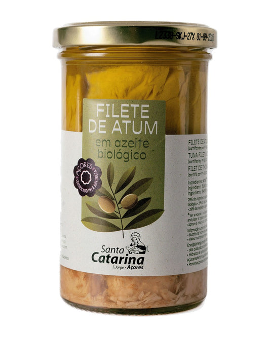 Filete de Atum em Azeite biológico (Bio, Glas) - Santa Catarina - Weingaumen.com