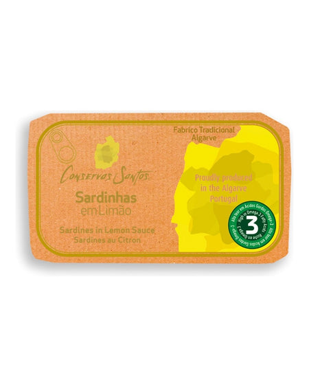 Sardinen in Zitronenöl 120 g - Campos Santos - Weingaumen.com