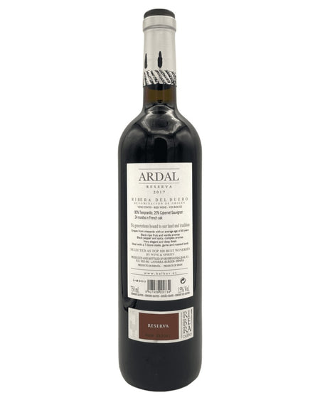 Ardal Selección Especial Reserva DO Tinto 2017 - Bodegas Balbás - Weingaumen.com