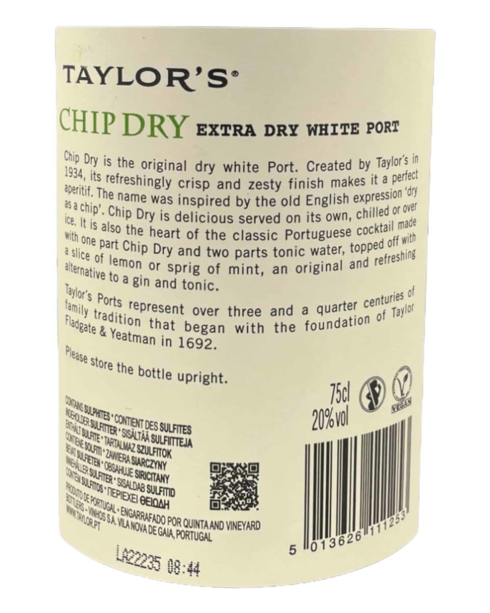 Chip dry Port - Taylor's Port - Weingaumen.com