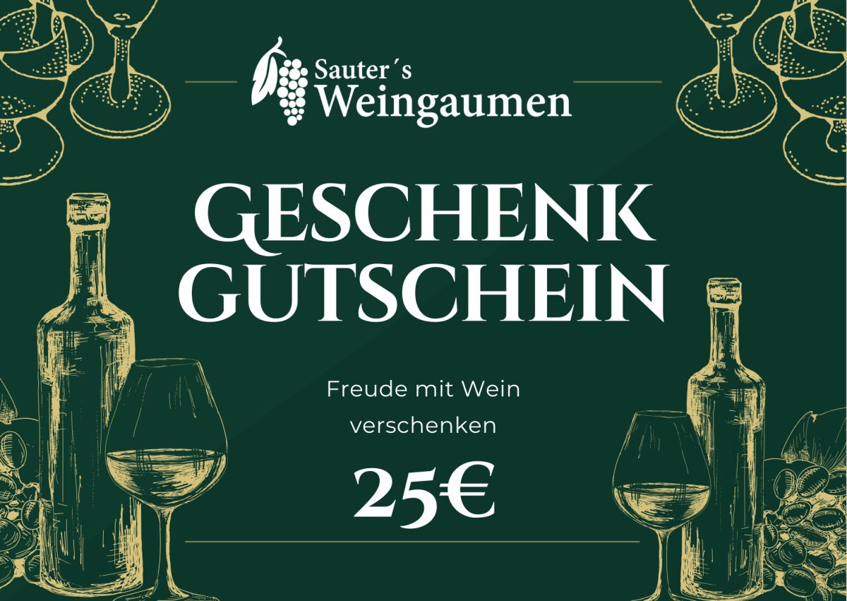 Geschenkgutschein für Weingaumen.com - Weingaumen.com
