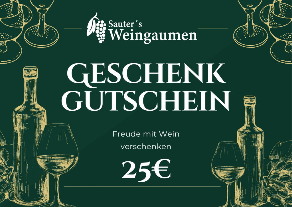 Geschenkgutschein für Weingaumen.com - Weingaumen.com