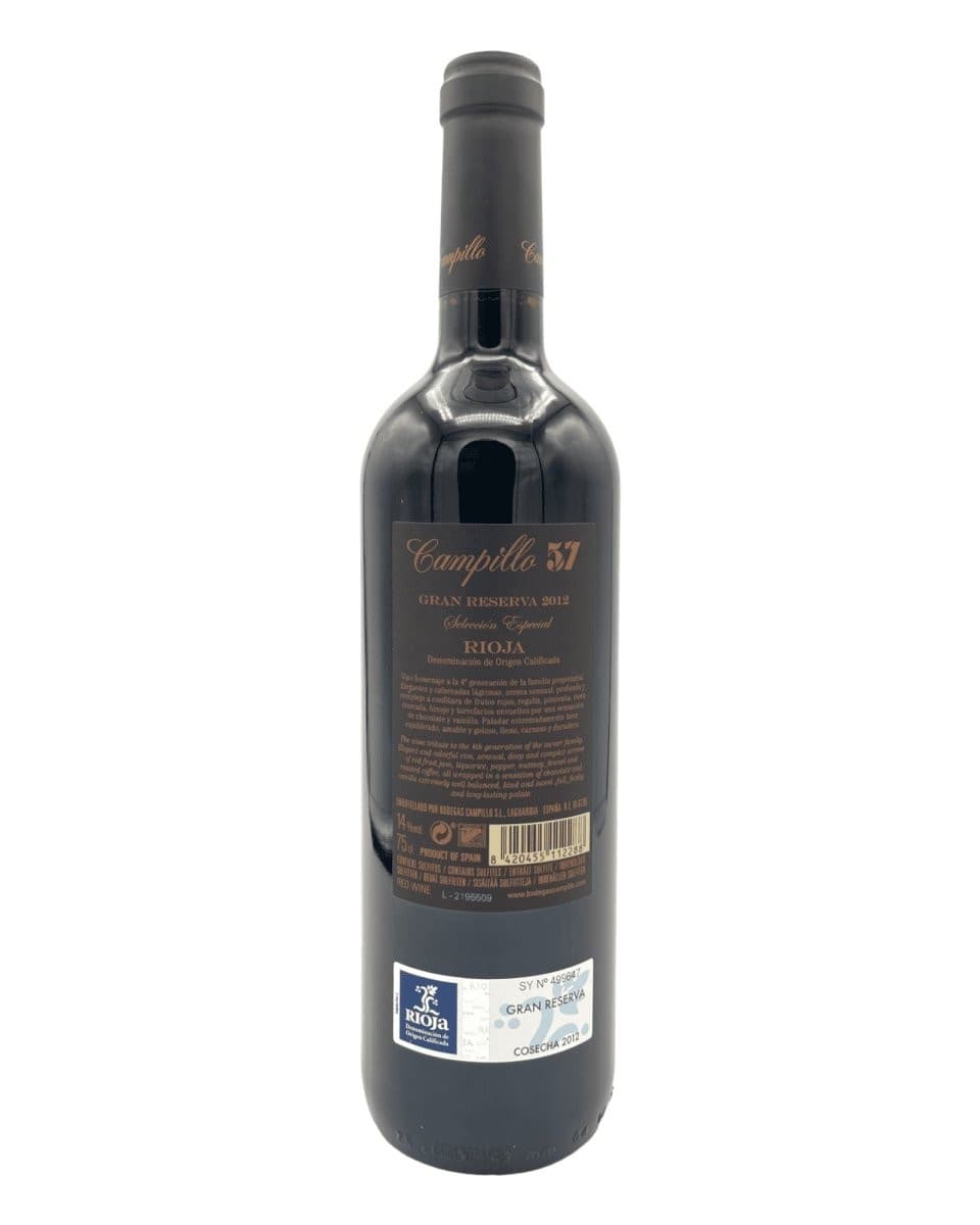 Gran Reserva 57- Bodegas Campillo - Weingaumen.com