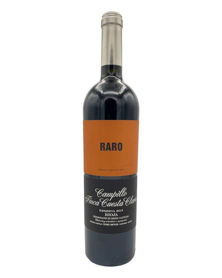 Raro Finca Cuesta Clara Reserva 2015 - Bodegas Campillo - Weingaumen.com