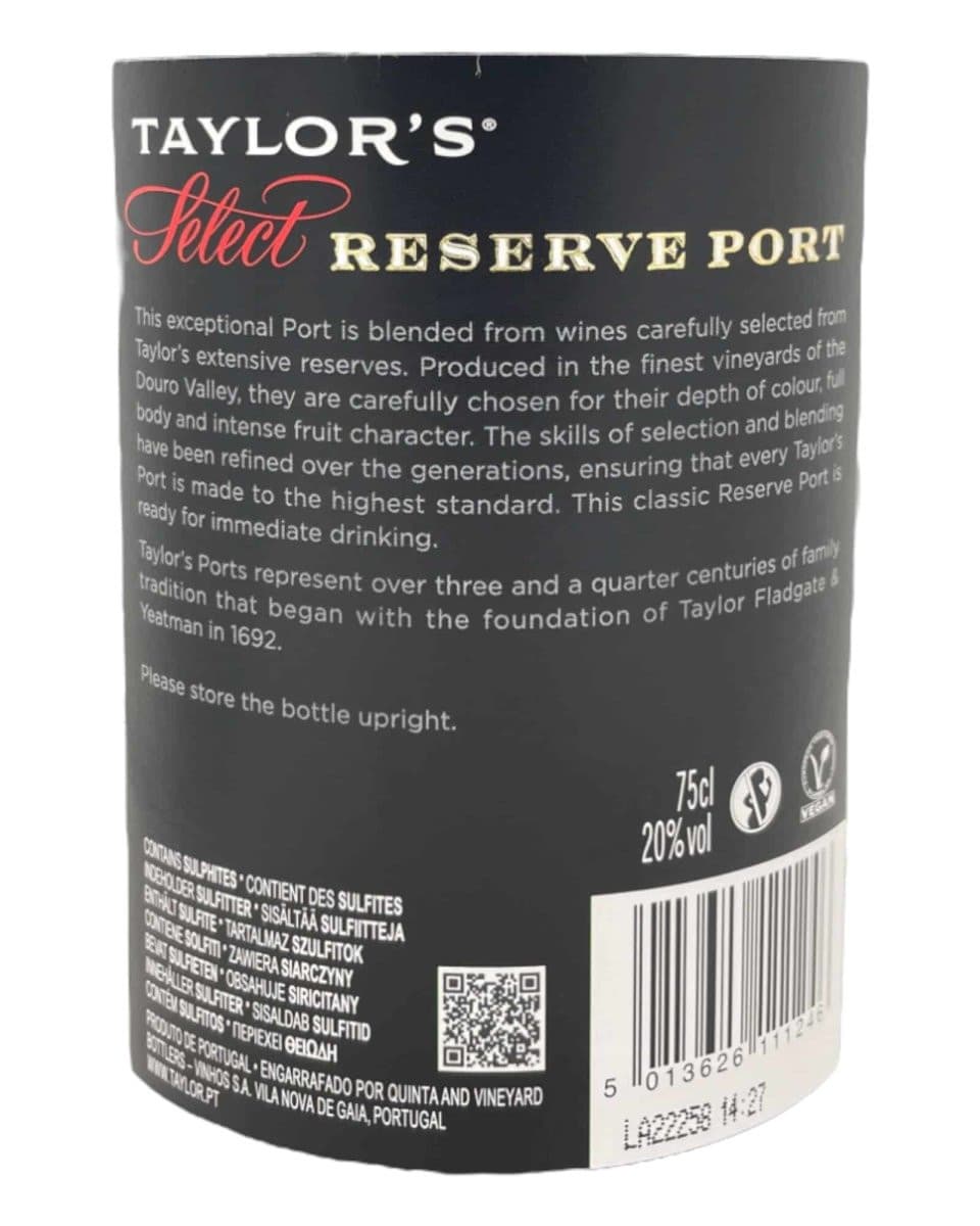 Ruby Select Reserve Port- Taylor's Port - Weingaumen.com